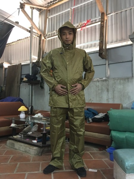 Bộ áo mưa quân khu K03